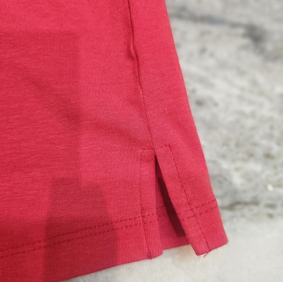 Joan Rivers Wardrobe Builders Red Tank Top Small Cotton Modal Blend - Picture 3 of 8